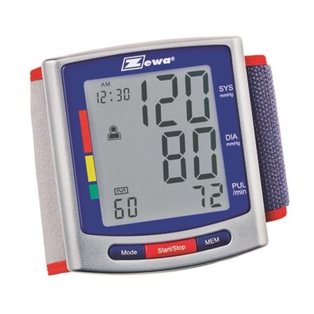 ZEWA Zewa WS-380 Deluxe Automatic Wrist Blood Pressure Monitor WS-380
